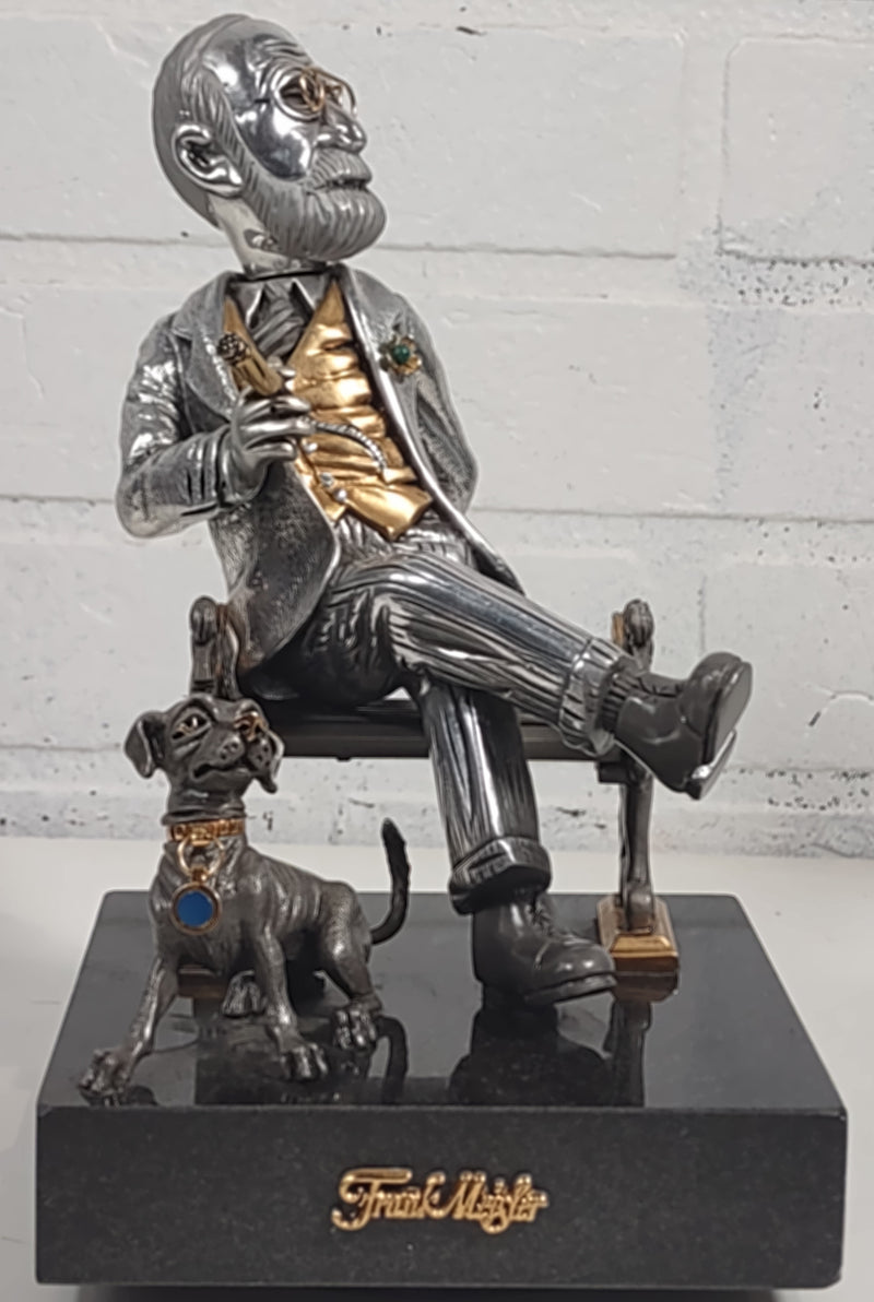 Contempoprary Figurative Freud Sculpture by Frank Meisler