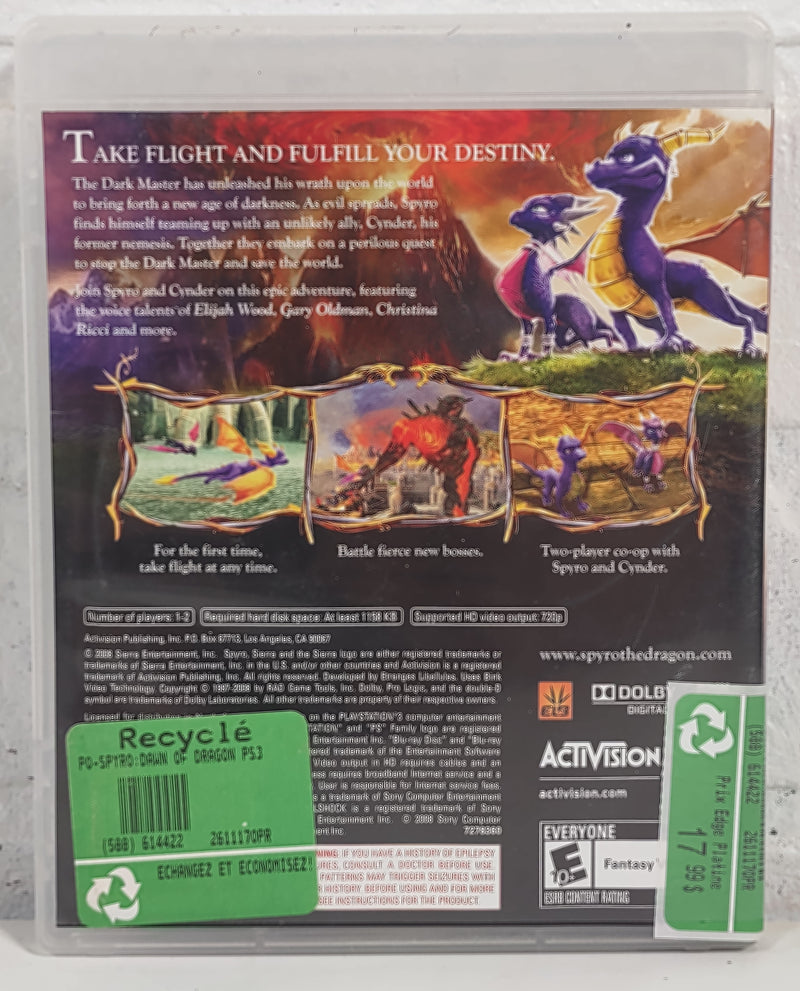 La Légende de Spyro L'Aube du Dragon (PlayStation 3, 2008)