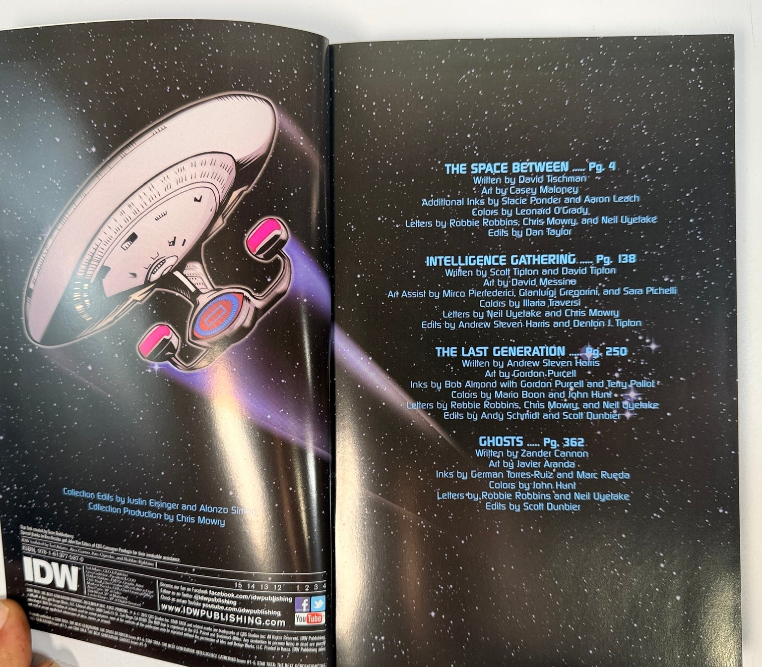 Contents and copyright pages