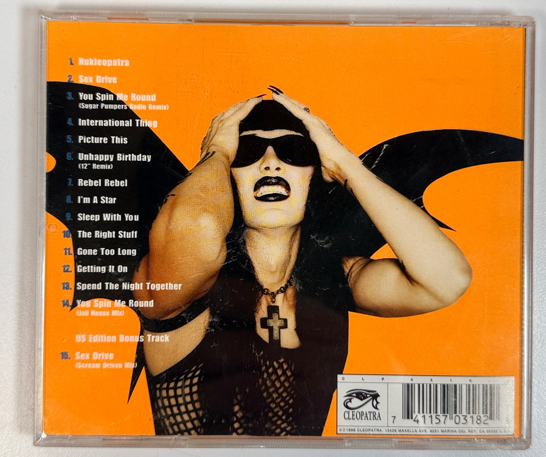 Nukleopatra CD rear cover and track list
