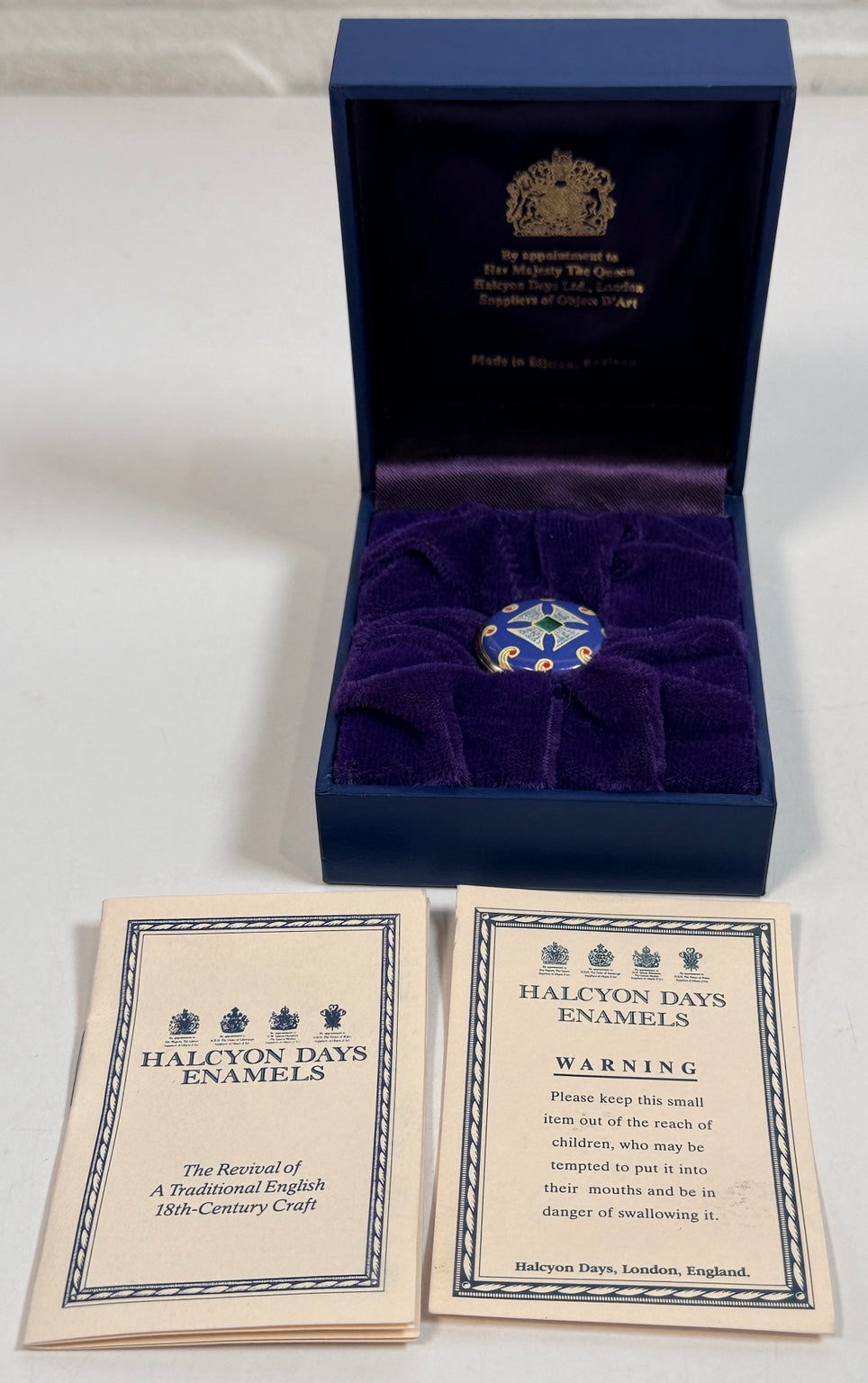 Halcyon Days Jewel House Tower of London enamel box – view 3
