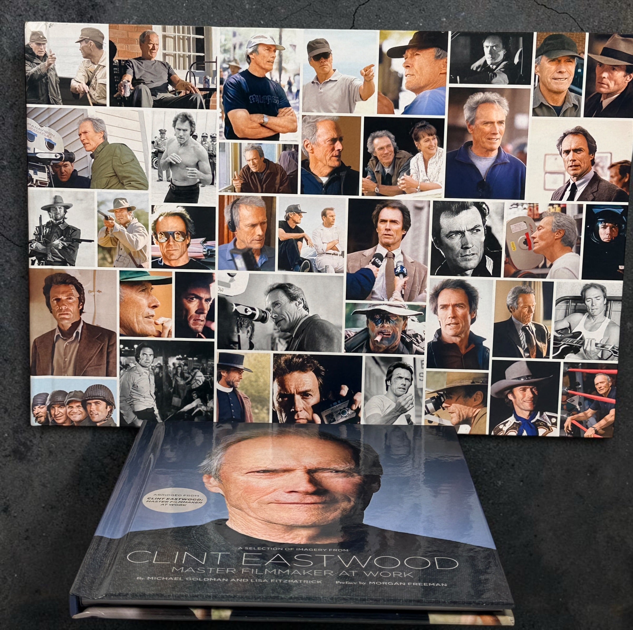 Clint Eastwood 40-Film Collection on 24 DVDs with illustrated collector's case and hardcover companion book. Pre-owned Warner Bros. movie box set.