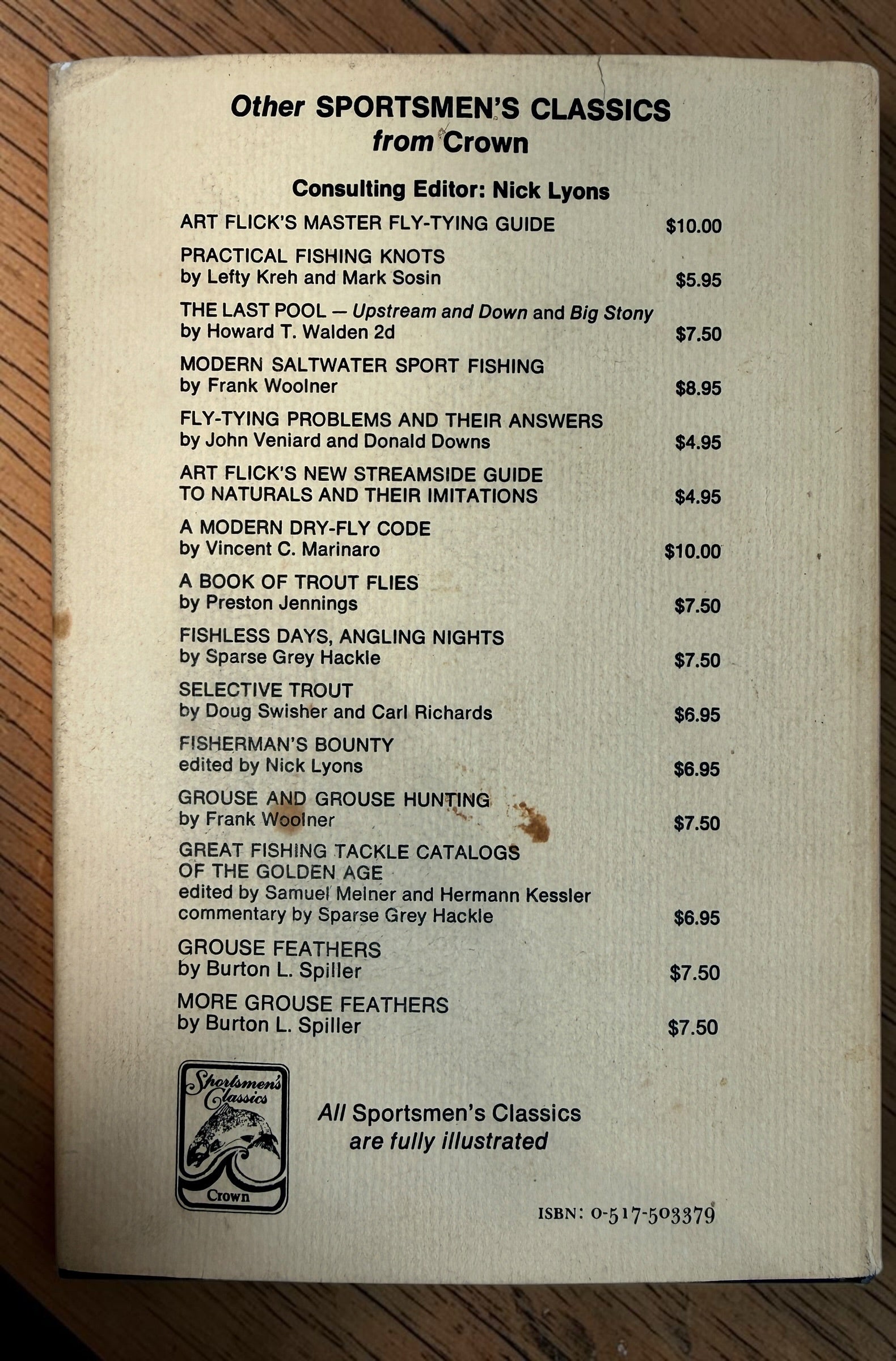 Livre de pêche à la mouche 1973 – Leisenring et Hidy