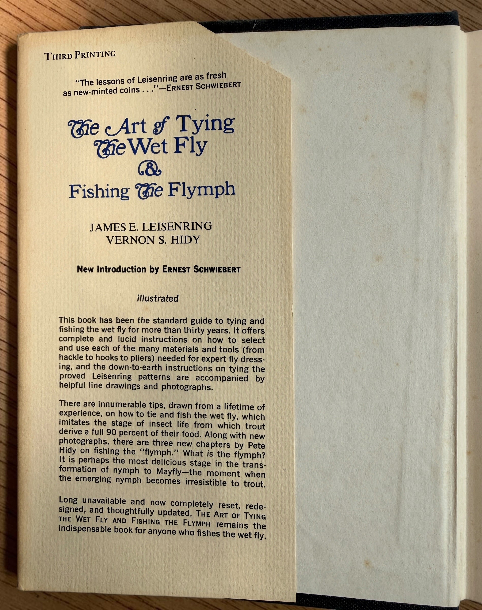 Livre de pêche à la mouche 1973 – Leisenring et Hidy