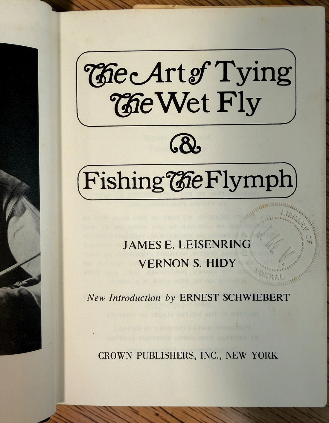 Livre de pêche à la mouche 1973 – Leisenring et Hidy