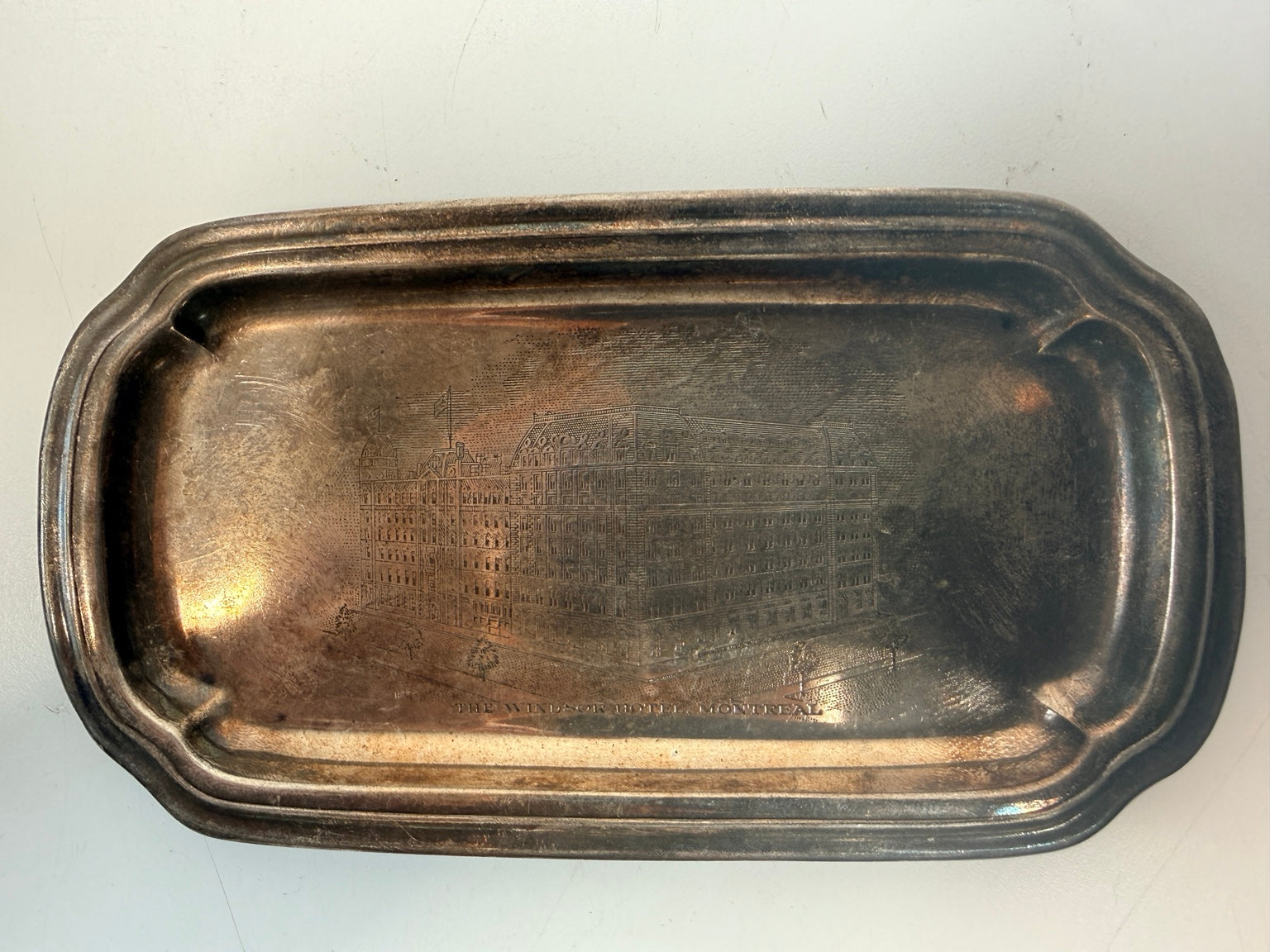 Windsor Hotel Montreal Reed & Barton silverplate tray - view 7