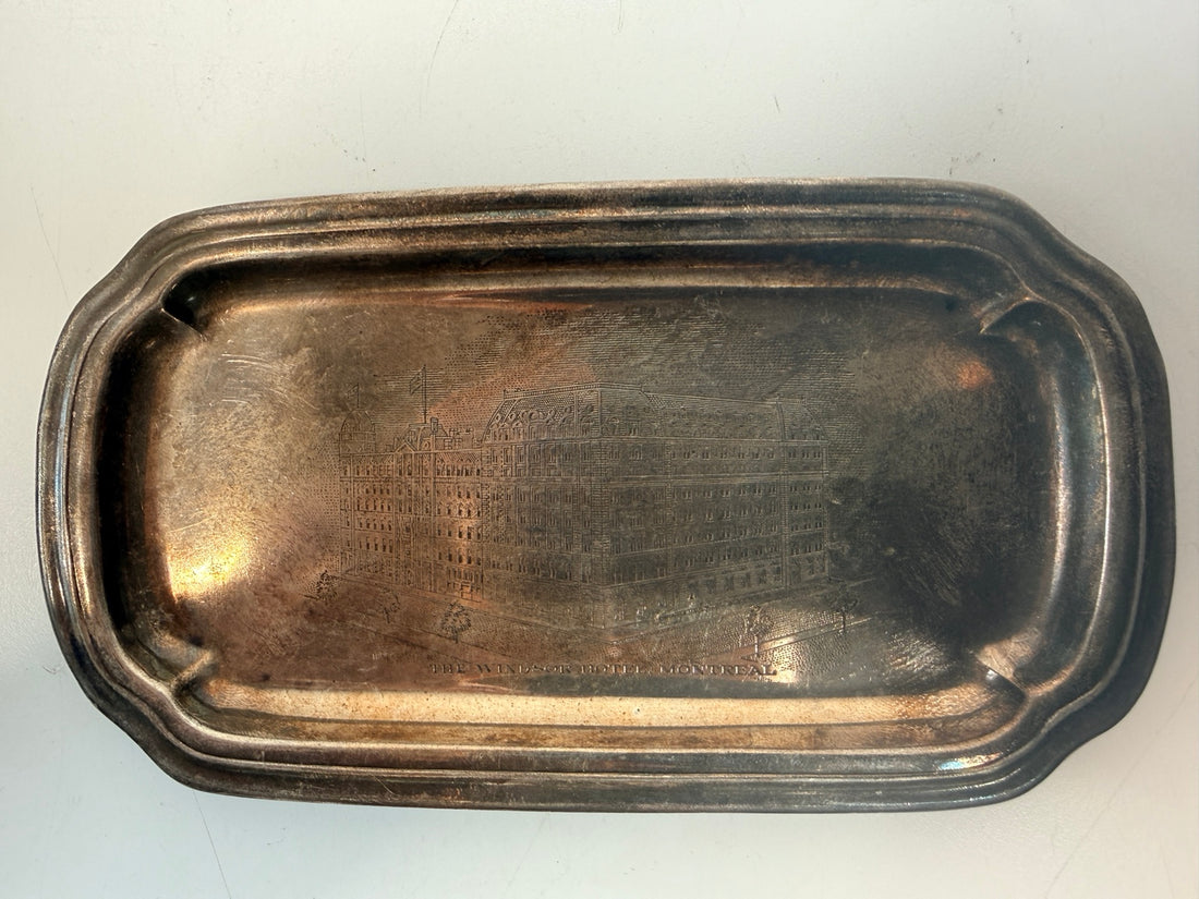 Windsor Hotel Montreal Reed & Barton silverplate tray - view 7