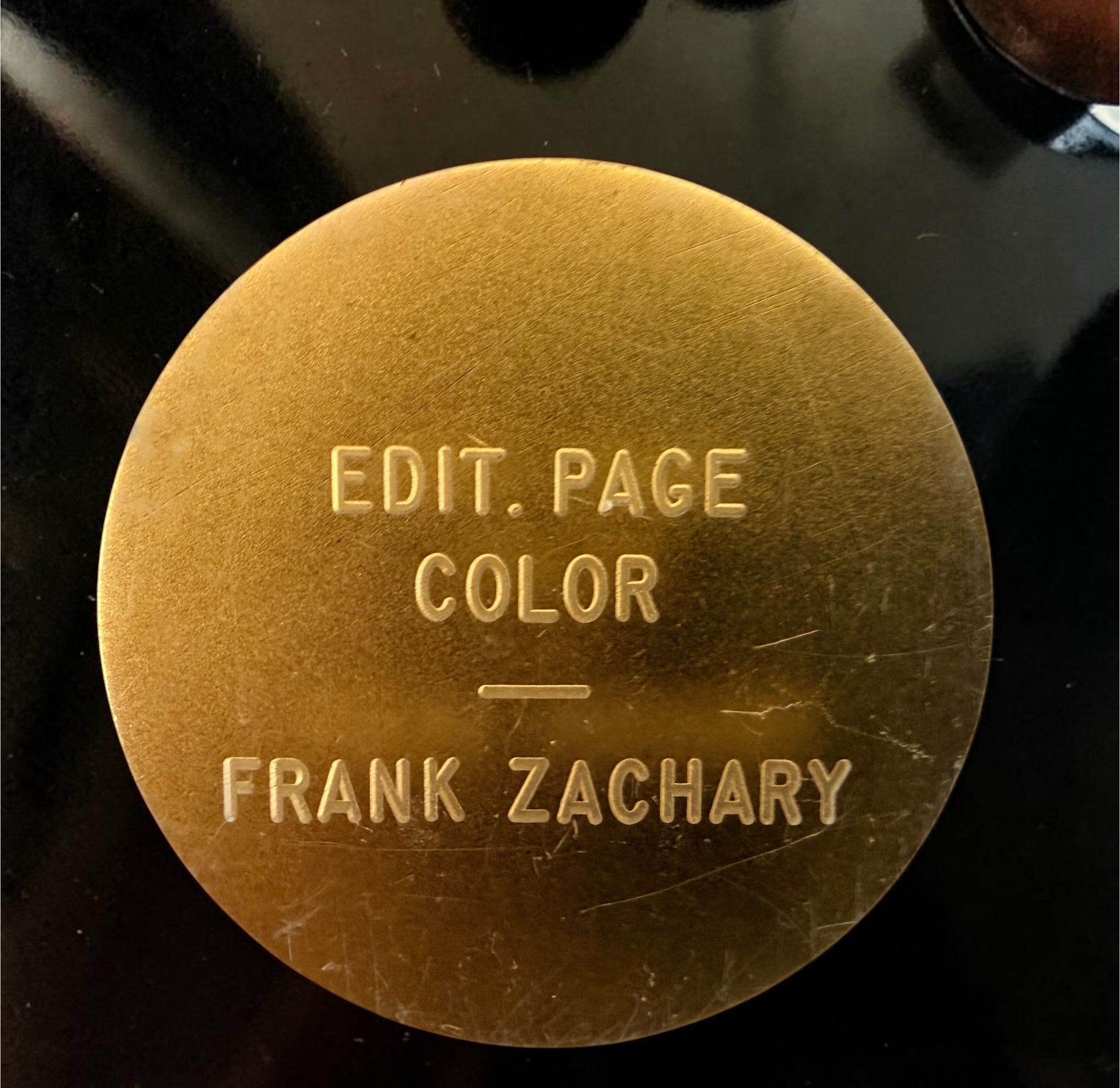 Vintage Lucite Graphic Arts Awards 1962. Frank Zachary, Lot of 8