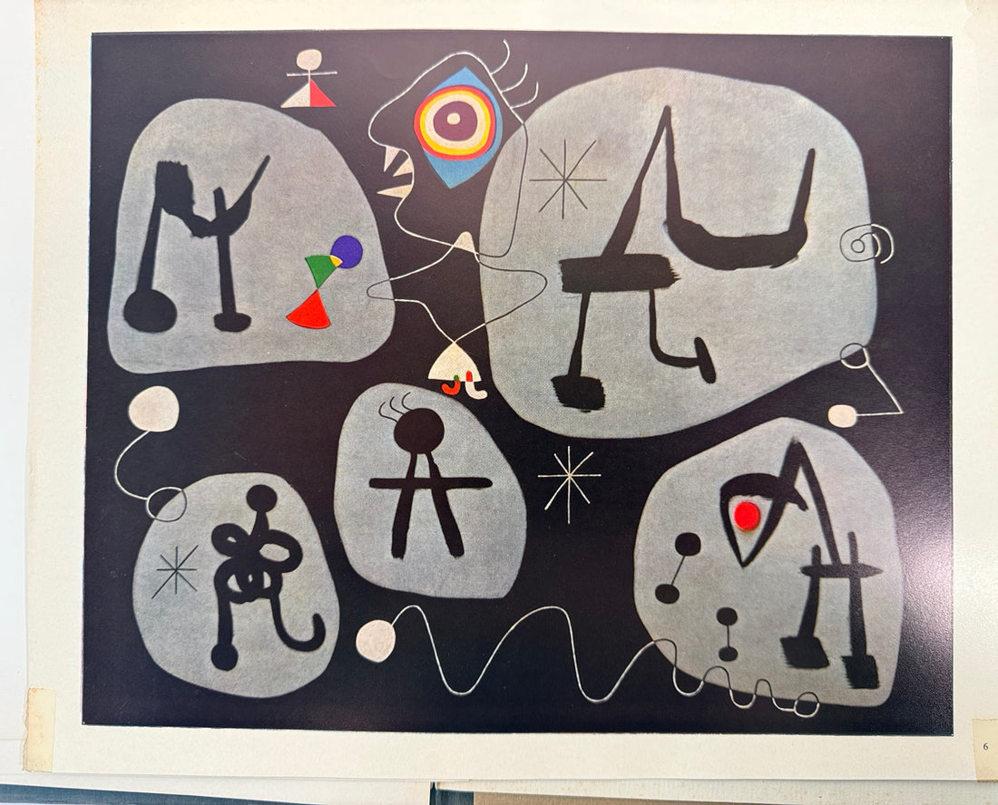Joan Miró 1955 Skira vintage art portfolio - view 9