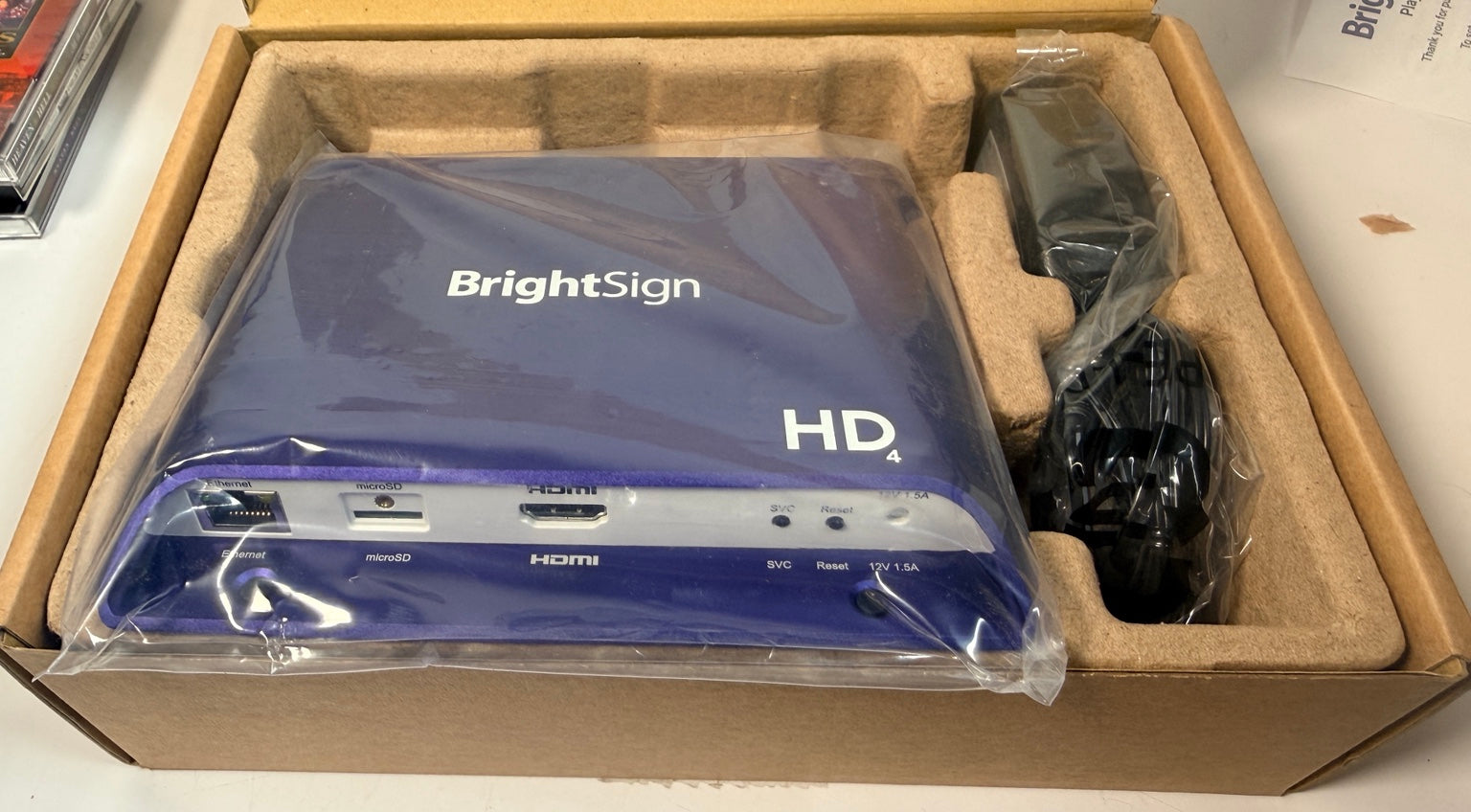 BrightSign HD224 connections