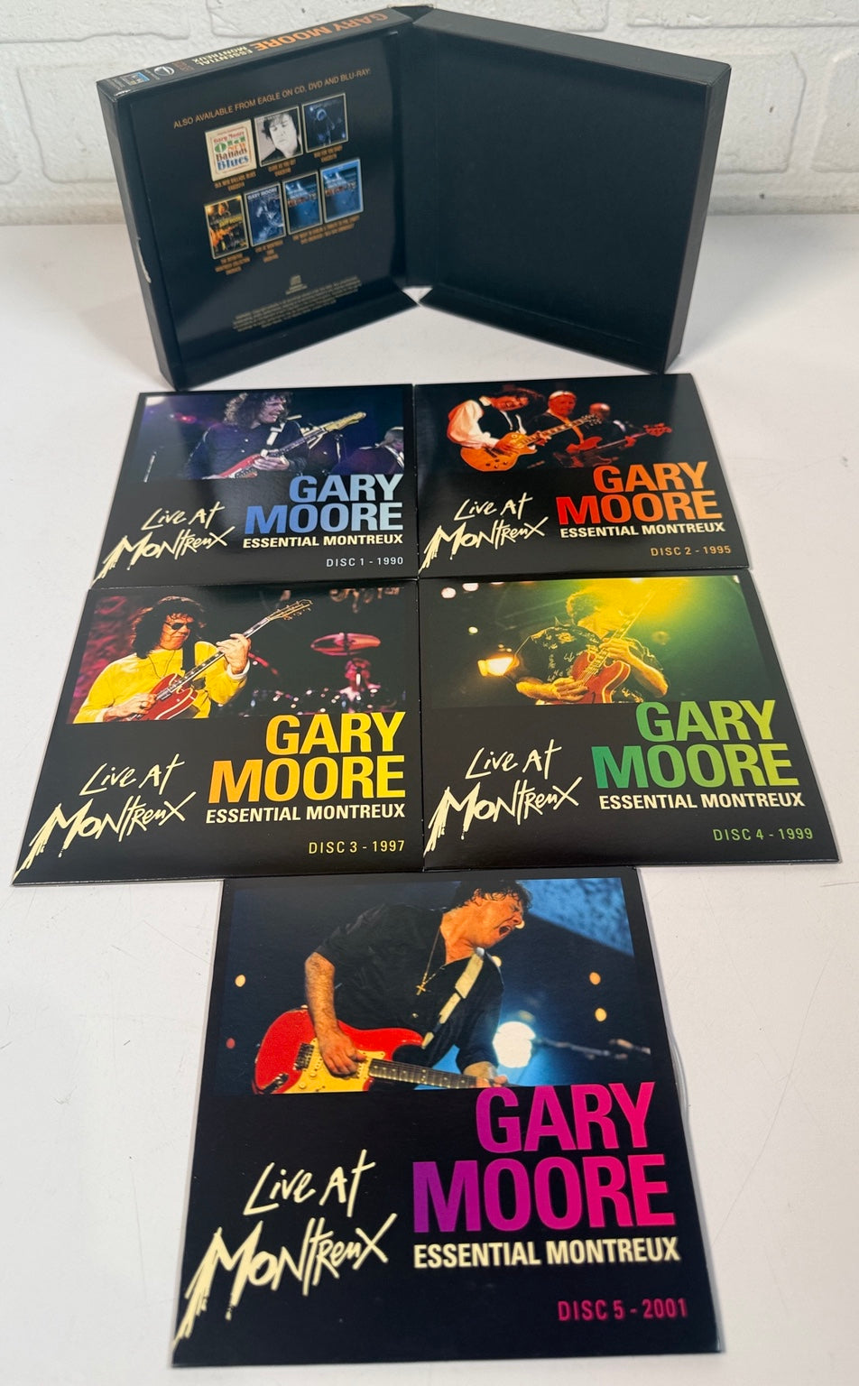 Gary Moore Essential Montreux Open box and five sleeves