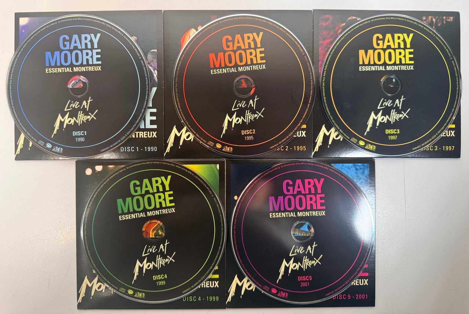 Gary Moore Essential Montreux Five discs