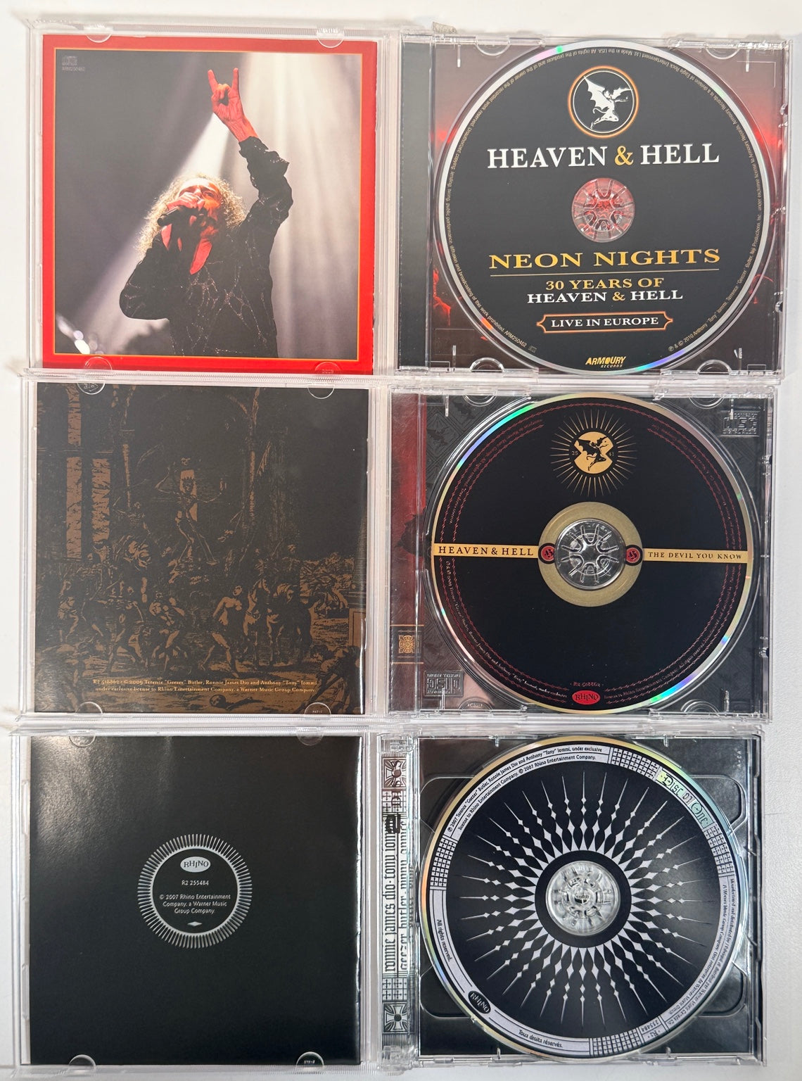 Heaven & Hell CD lot photo 3