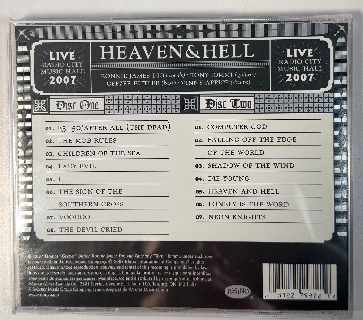 Heaven & Hell CD lot photo 6