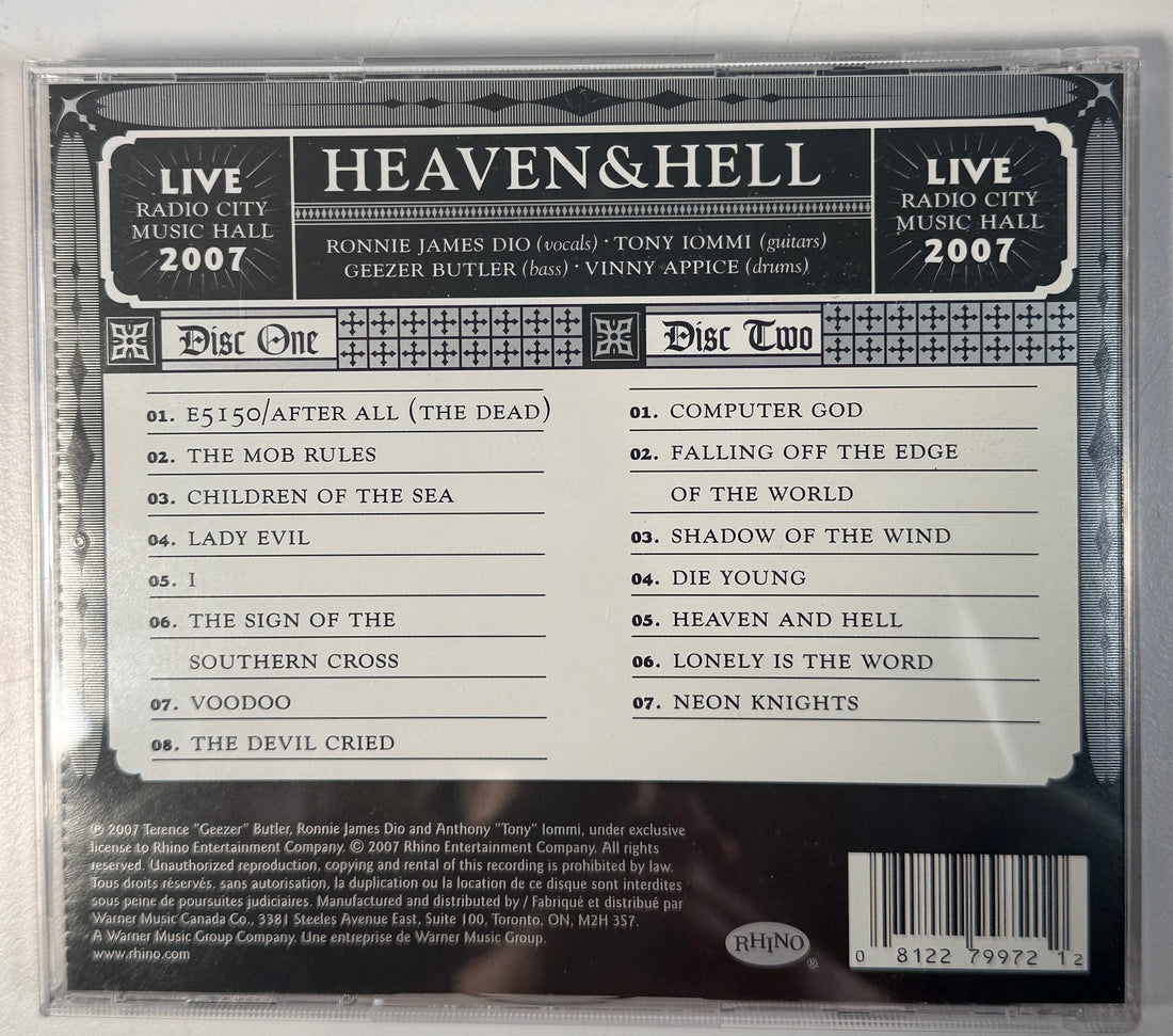 Heaven & Hell CD lot photo 6