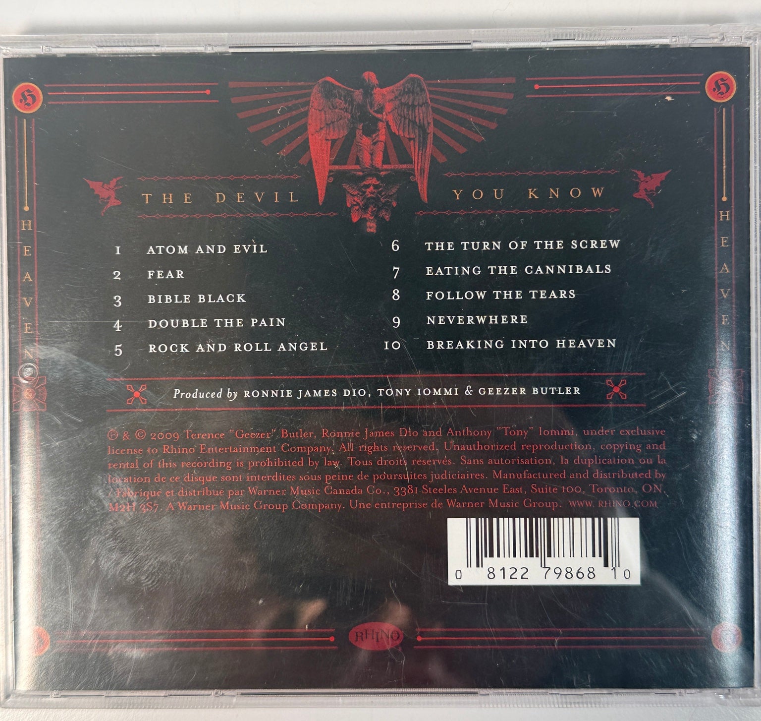 Heaven & Hell CD lot photo 7