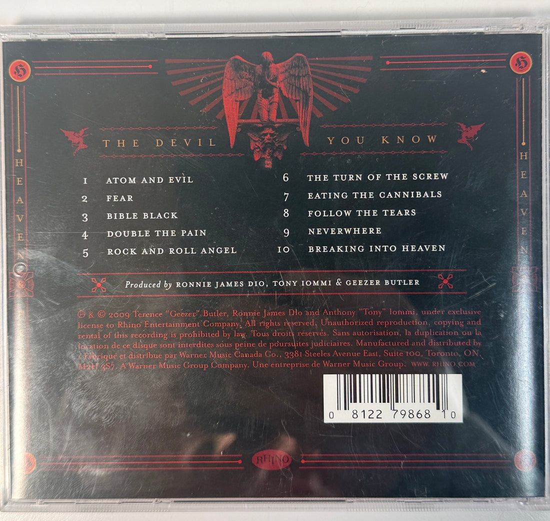 Heaven & Hell CD lot photo 7
