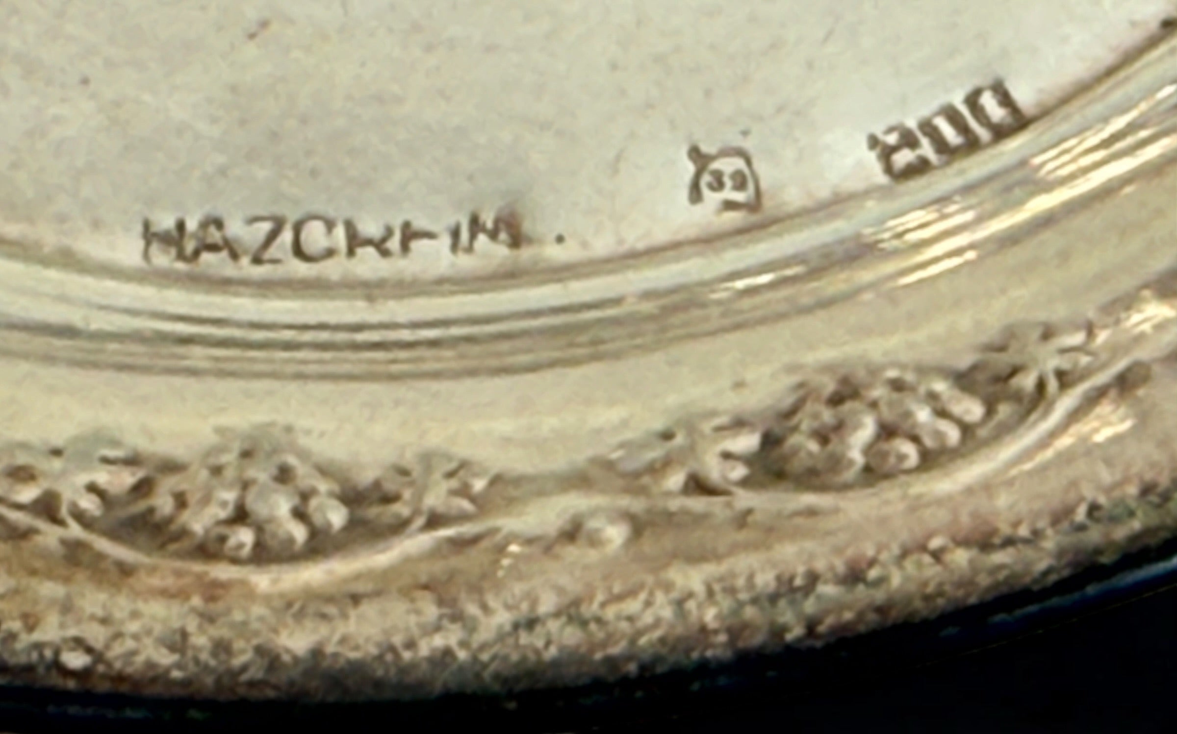 Hazorfim hallmark and metal markings