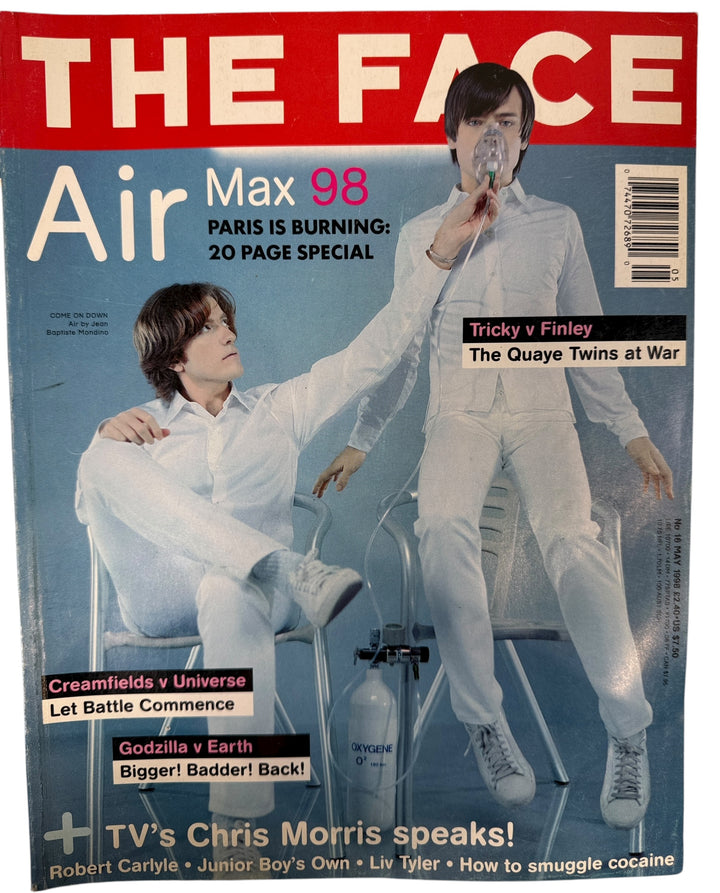 Iconic 1998 The Face issue featuring Air and “Paris Is Burning” 20-page special. A landmark in 90s French electronic and UK style culture