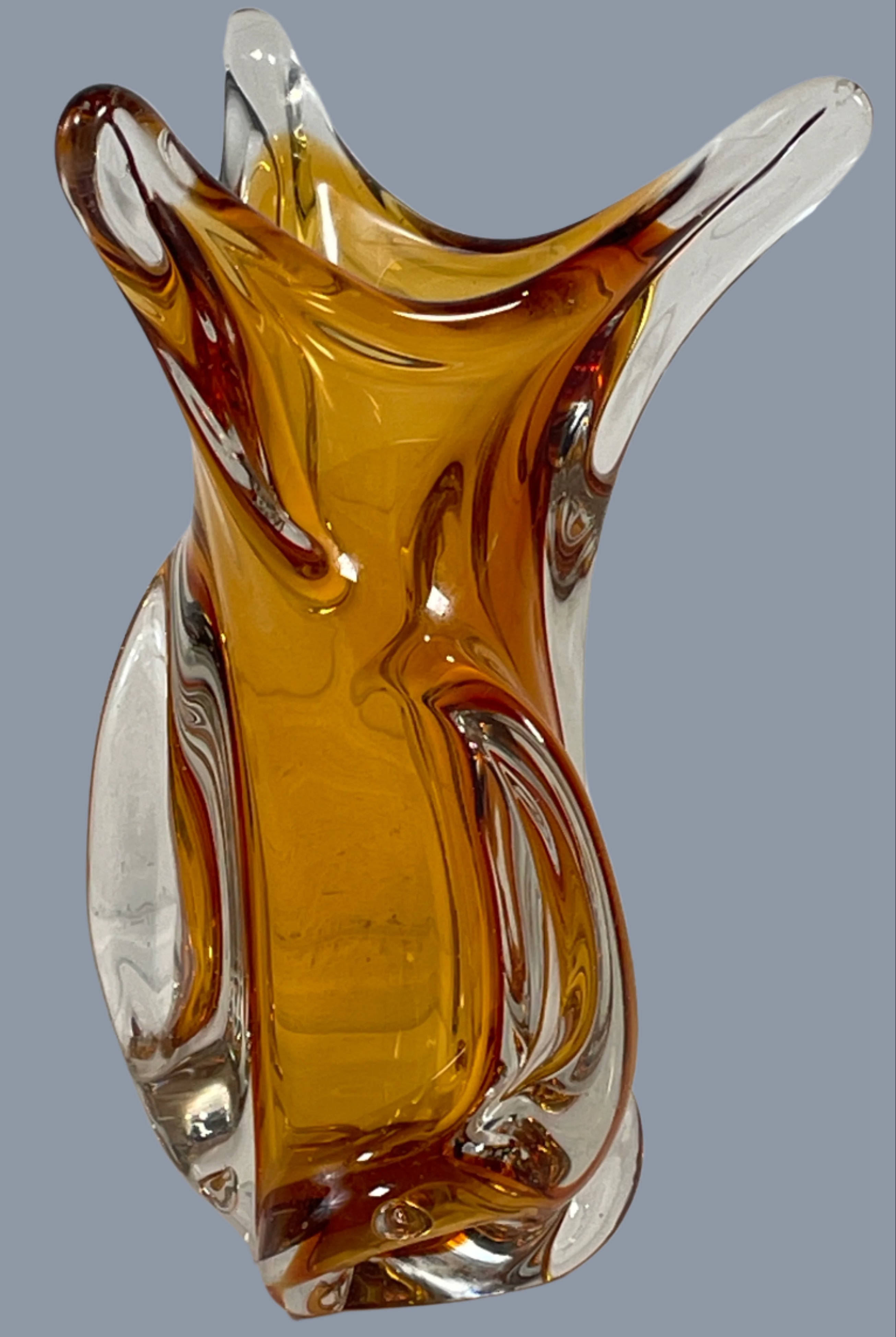  Murano-Style_Sommerso _Vase_