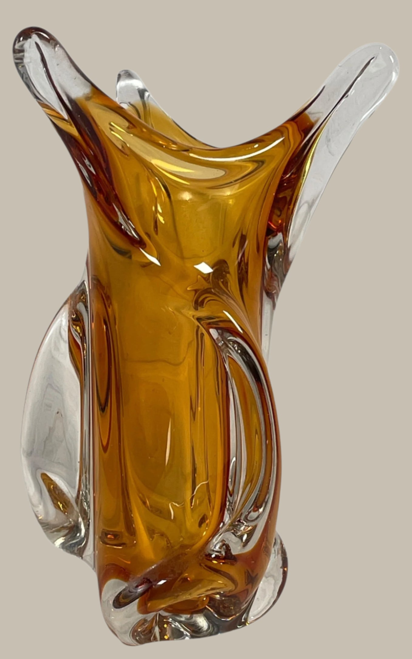  Murano-Style_Sommerso _Vase_