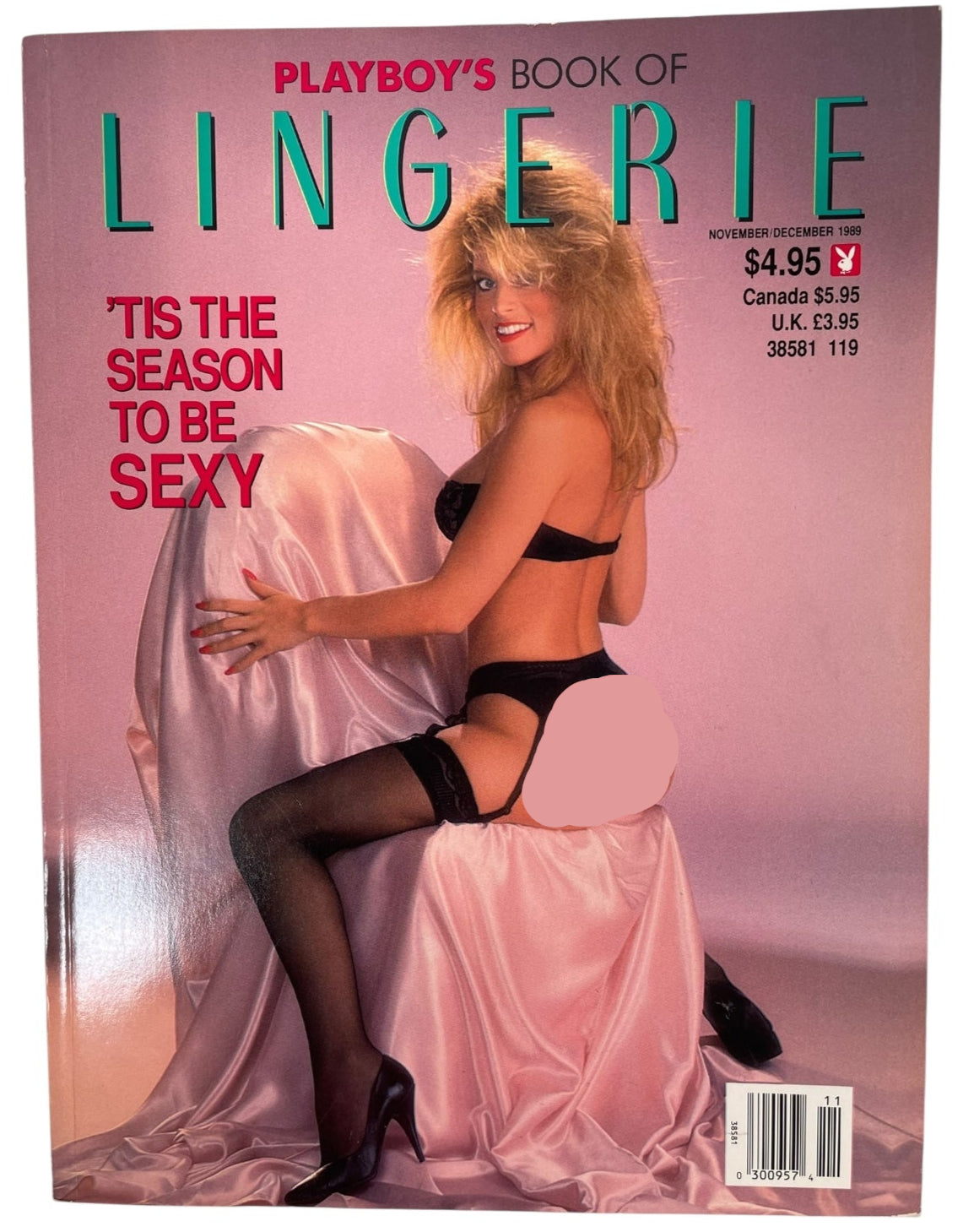 Magazine Playboy Lingerie 1989 – Numéro spécial vintage de novembre/décembre.