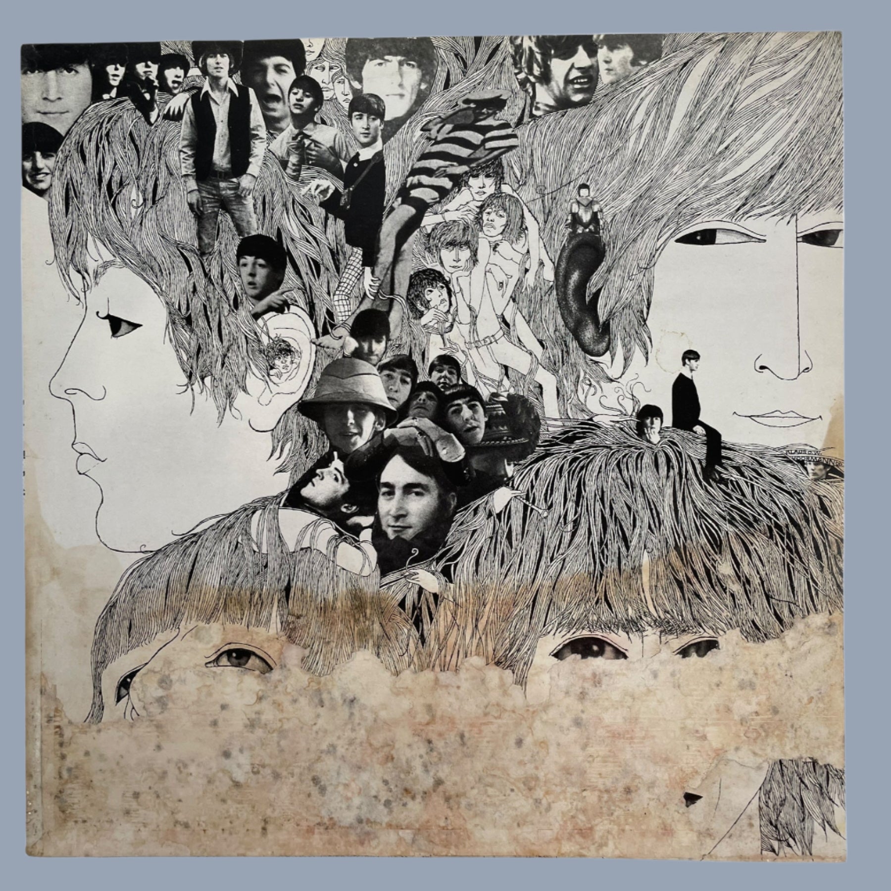 The Beatles – Revolver (UK PCS 7009, F Cover/G Vinyl) Couverture endommagée, Parlophone