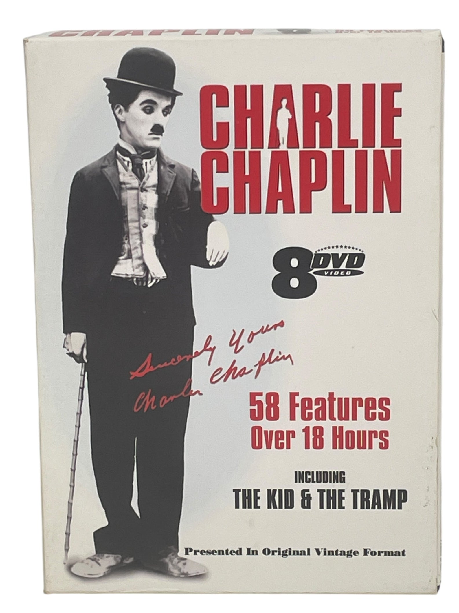 Coffret 8 DVD Charlie Chaplin – 58 films au format vintage