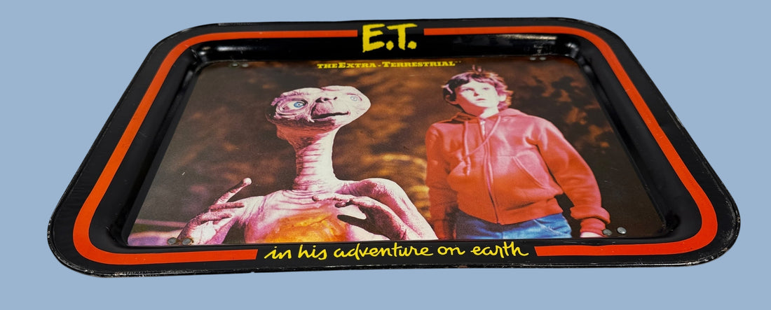 1980s E.T. Metal Collapsible TV Dinner Tray – Vintage 1982
