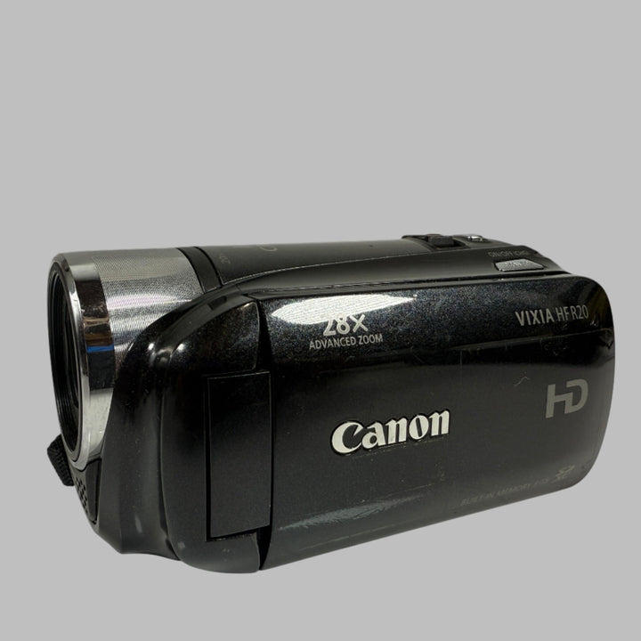 Canon HD video camera on a white background