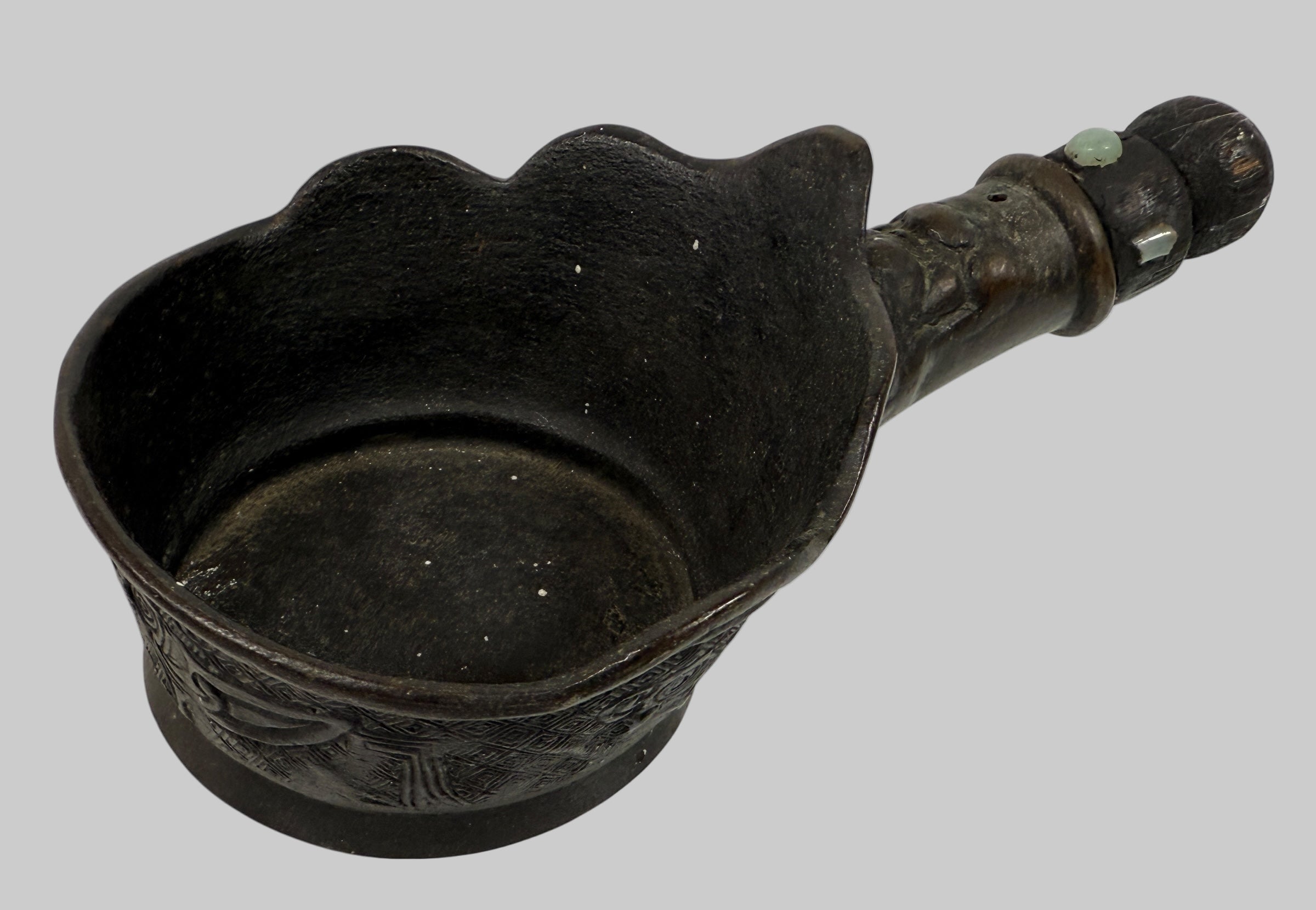 Early-20th Century Chinese Cast Iron Clothes Iron – 8” Reproduction