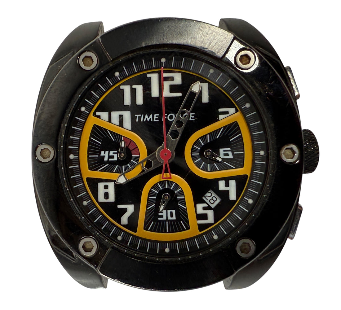 Time Force TF2909M Chronograph Watch Head Only – Functional