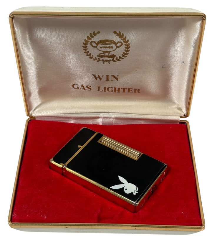 Vintage WIN 1100 Playboy Butane Gas Lighter – Japan – Original Box (Untested)