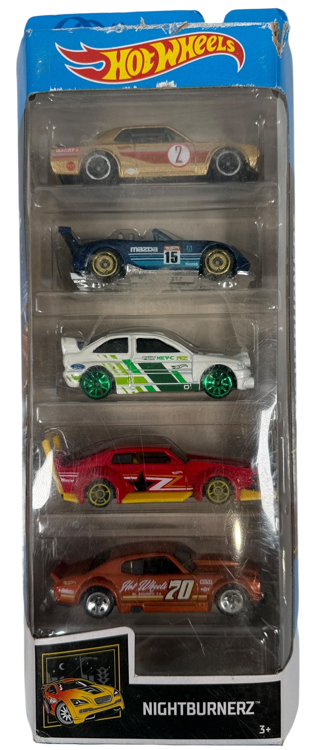 Hot Wheels Nightburnerz 5-Pack – Mint Sealed, JDM Edition 2018