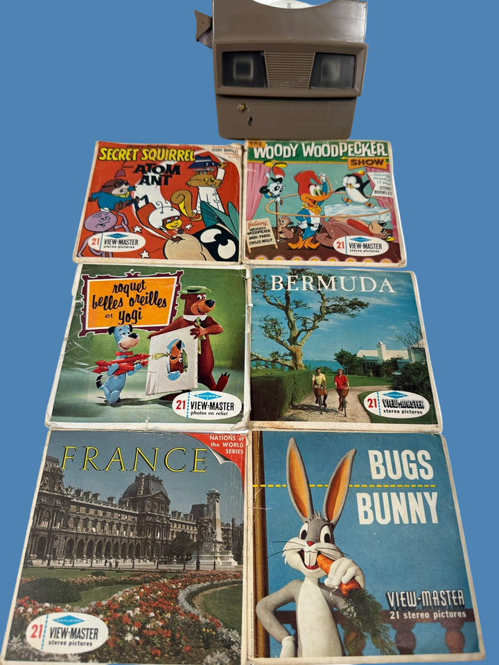 1955 Belgian Model E View-Master – Brown Sawyer’s Stereo Viewer