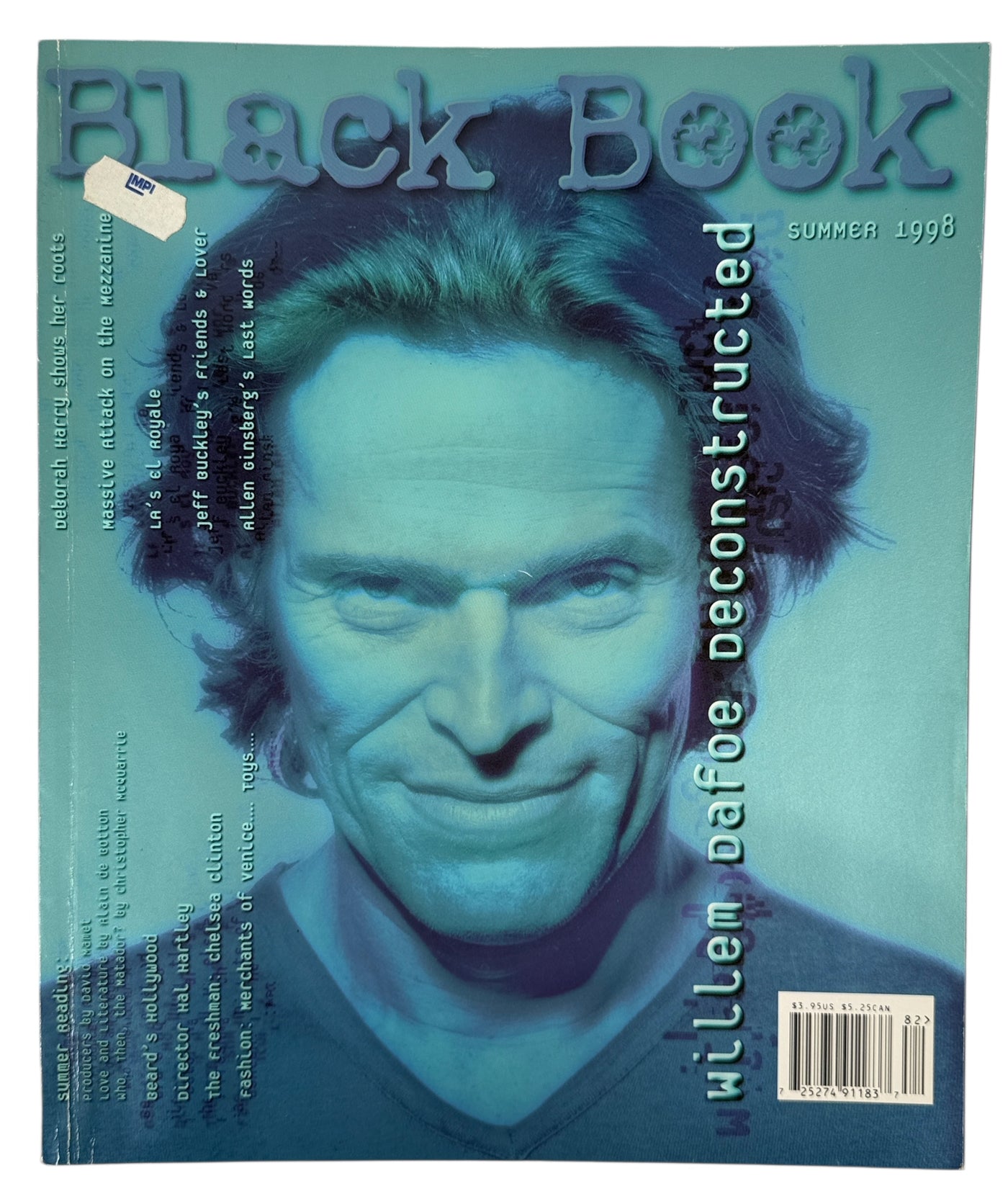 Black Book Magazine Summer 1998 Willem Dafoe Cover Issue co D p t black-book-magazine-summer-1998-willem-dafoe-cover-issue-co-d-p-t