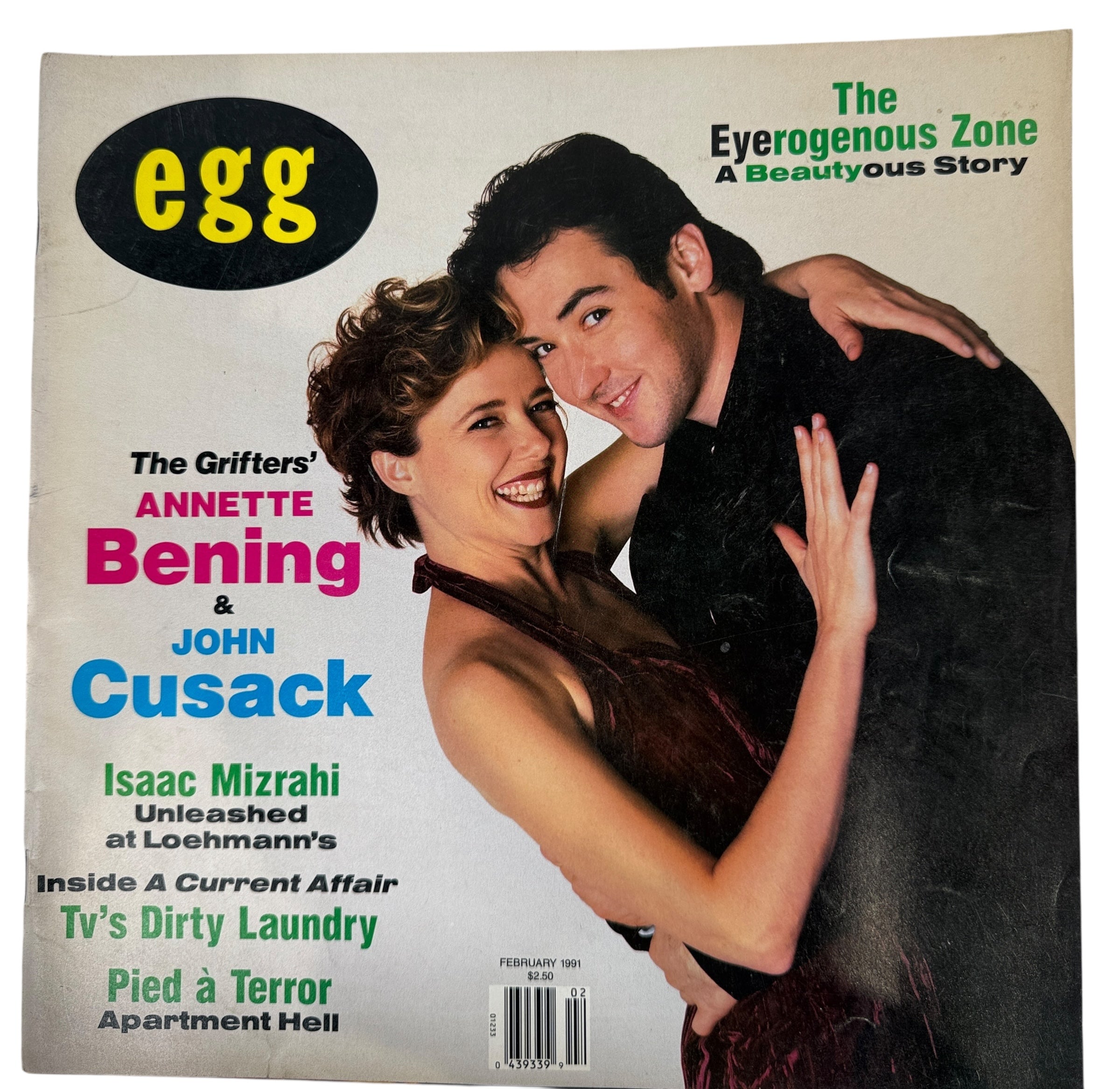 Egg Magazine – February 1991 (Annette Bening & John Cusack Cover)