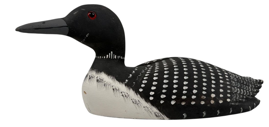 Vintage Hand-Carved Loon – Tremblay Canada – 14 in.