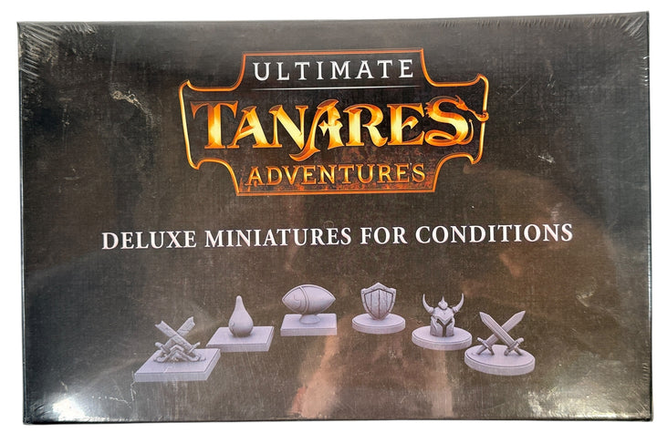 Jetons miniatures de luxe Tanares Adventures sous blister