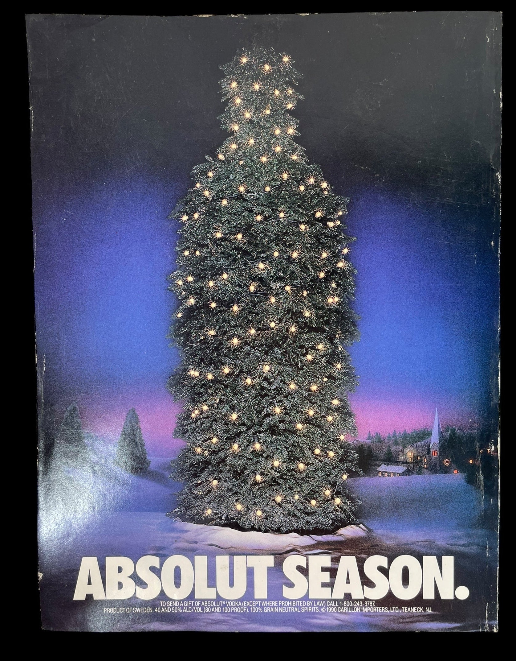 Vogue US December 1990 Original Vintage Fashion Magazine Elaine Irwin