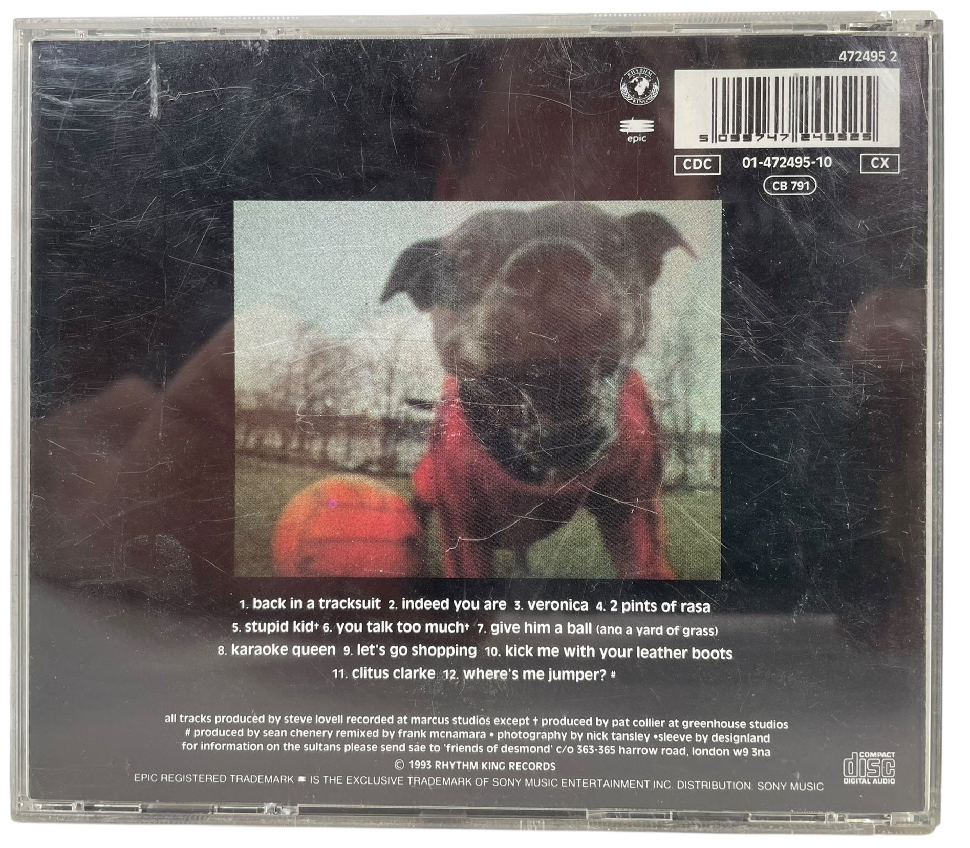 Sultans of Ping FC – Sexe occasionnel au cinéma (CD 1993, Epic 472495 2)