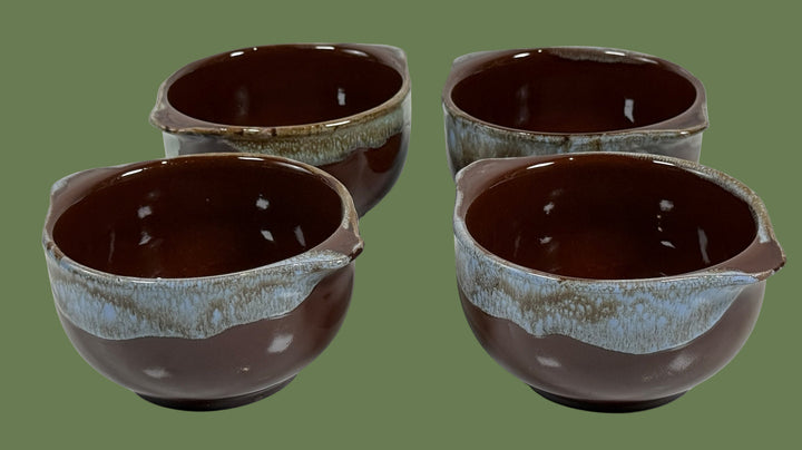 Vintage Japanese Stoneware Soup/Chili Bowls – Set of 4