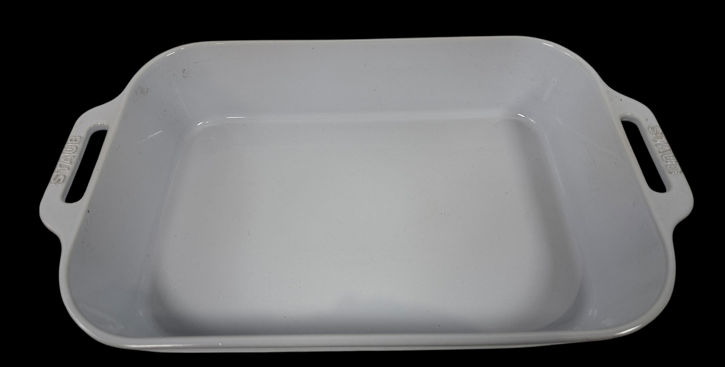 Plat rectangulaire en céramique Staub moderne – 9 x 13 po, blanc
