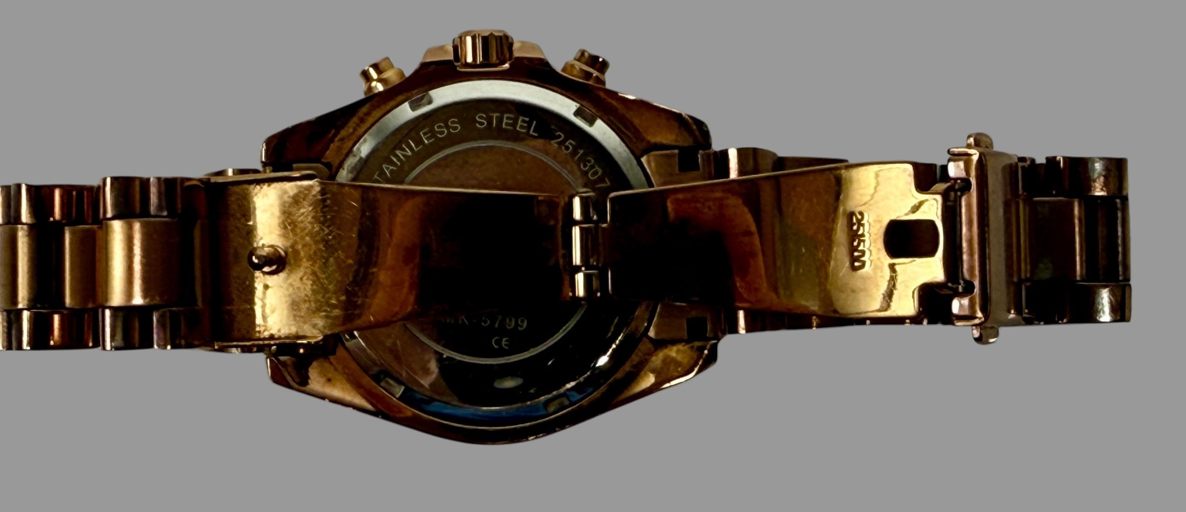 Michael Kors Bradshaw Mini MK5799 Rose-Gold Chronograph Watch, 36mm