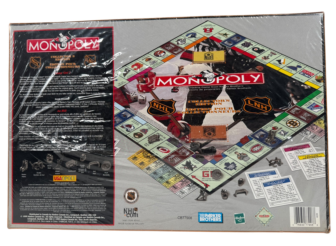 1999 NHL Monopoly Collector’s Edition – Bilingual, Sealed