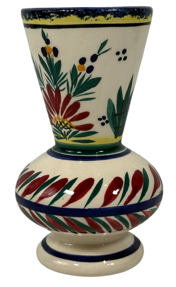 Vintage HB Henriot Quimper Faïence Vase – Décor D201 Forme F101