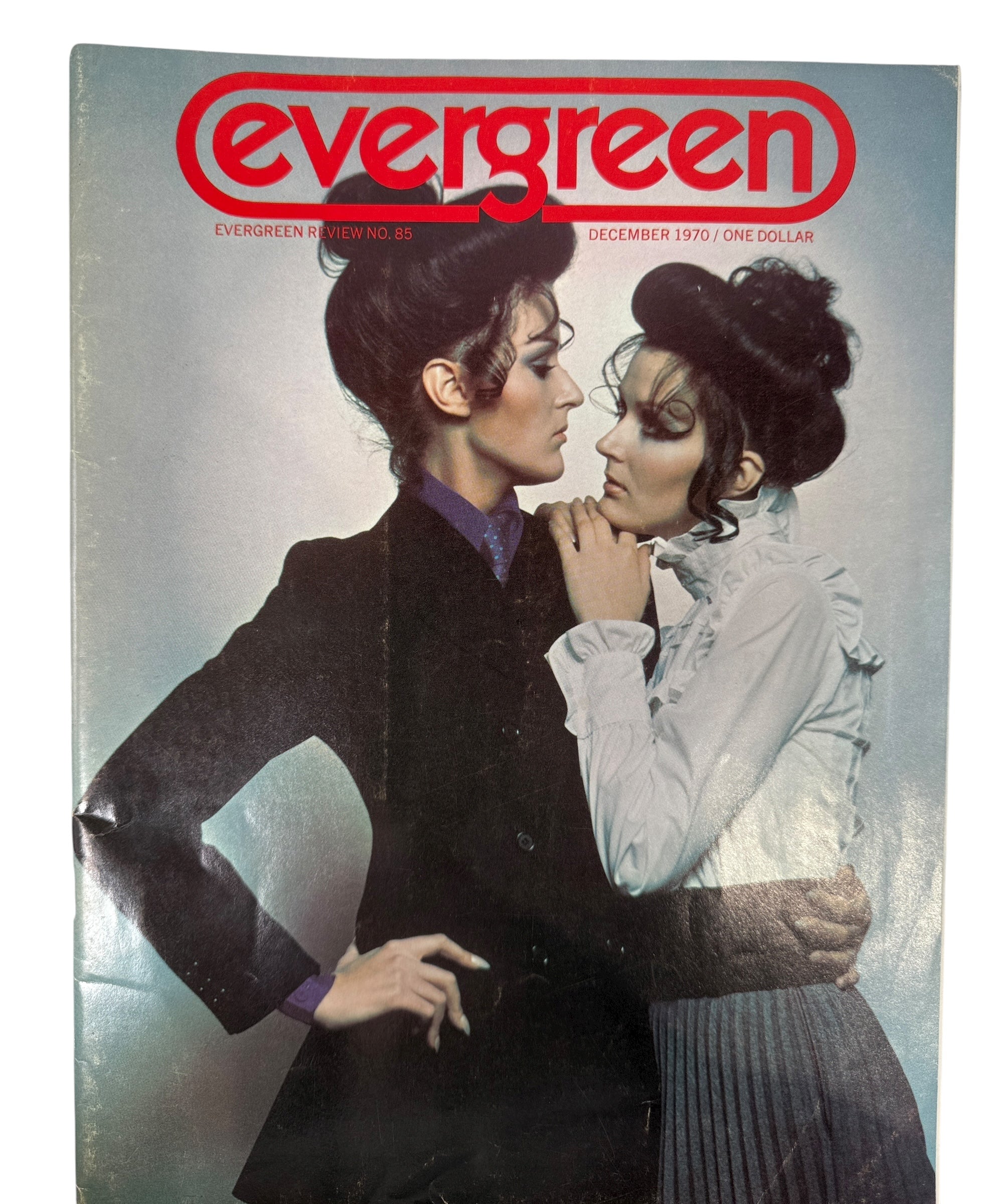 Evergreen Review, December 1970, George Adams Cover Issue No.85