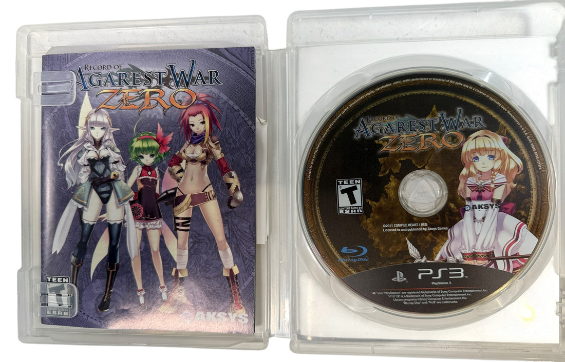 Record of Agarest War Zero – PS3 Complete Aksys Games (2011)