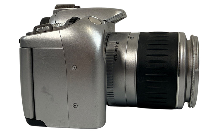 Appareil photo reflex 35 mm Canon Rebel Ti des années 2000 – Objectif zoom 28-90 mm – Non testé, vendu en l'état