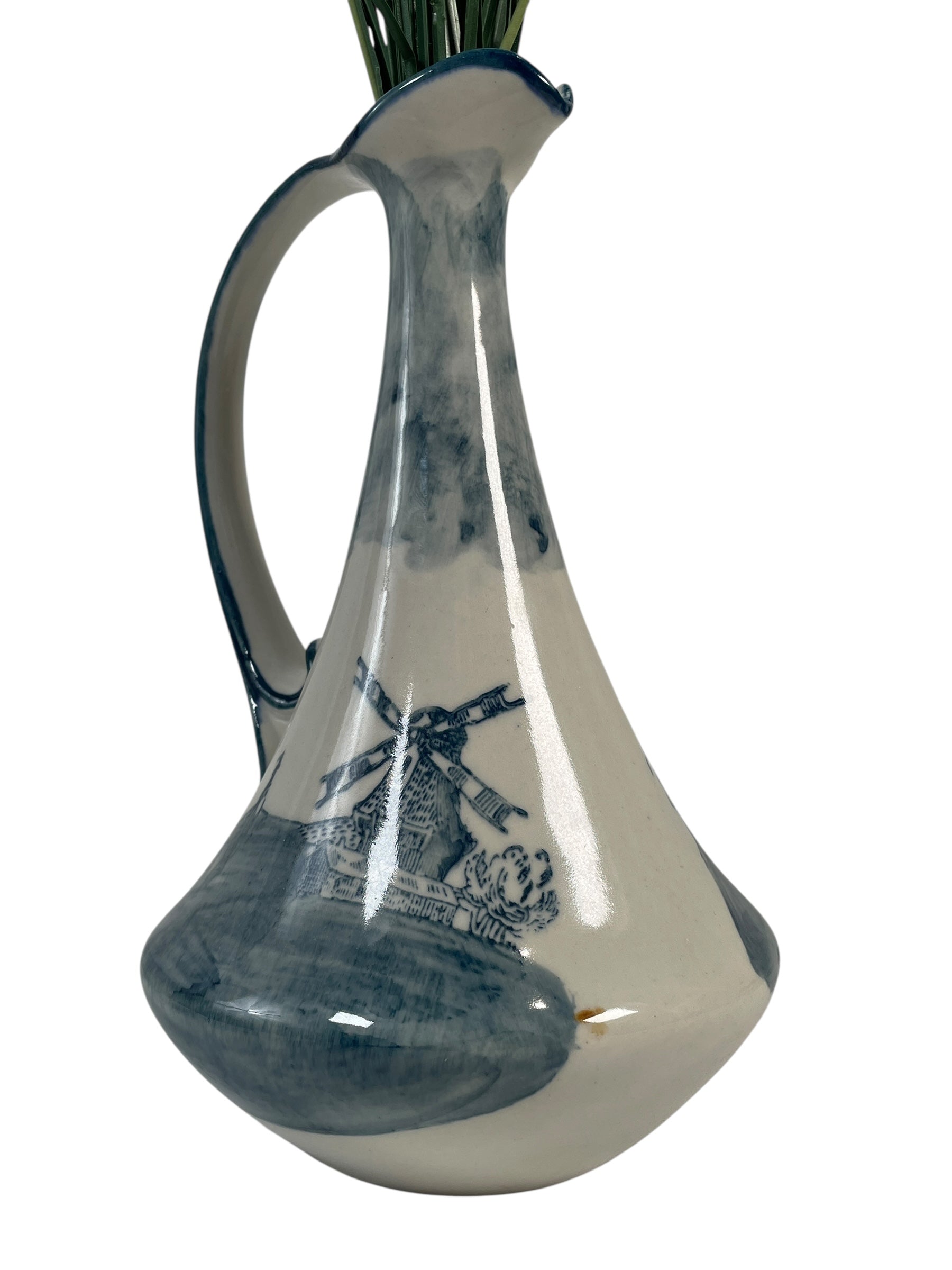 Pichet vintage Delf bleu et blanc – Fabriqué en France